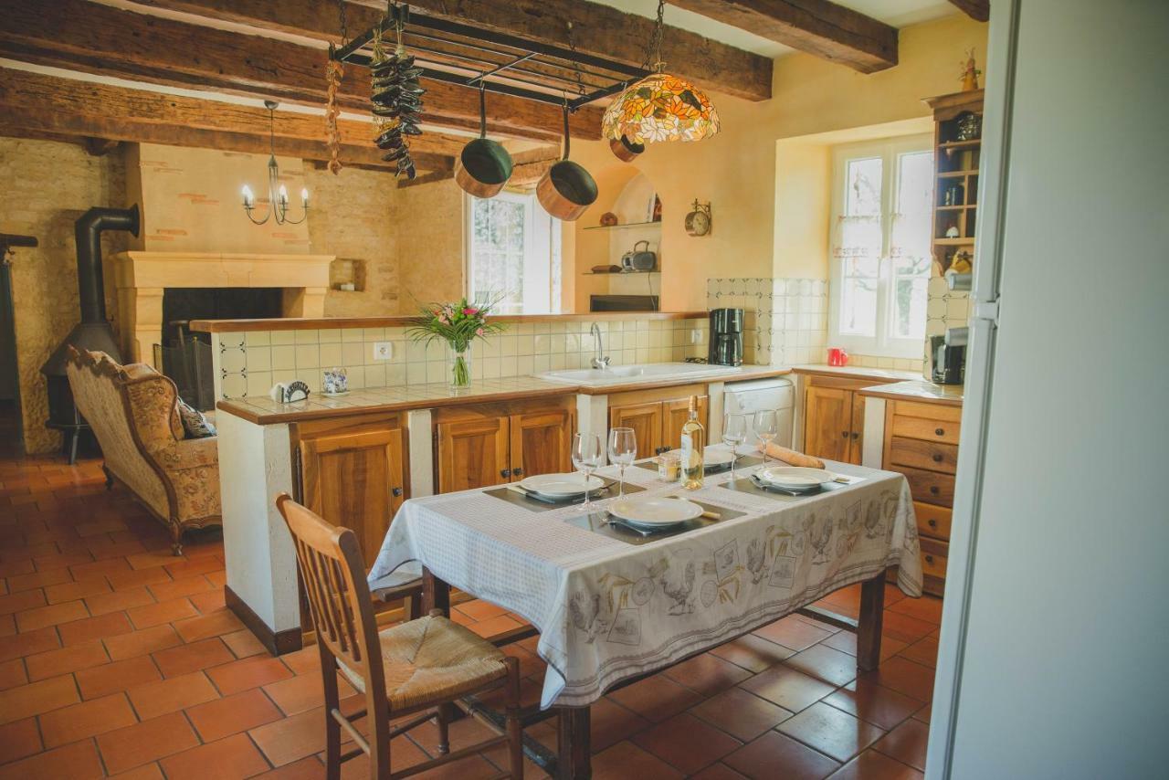 La Ferme De Bousserand Pontours Dış mekan fotoğraf